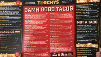 Torchy's Tacos menu