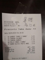 Ming Du Sushi Di Sushi menu