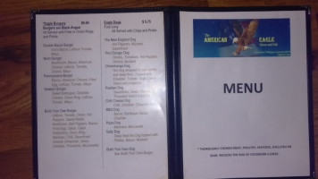 American Eagle Saloon menu