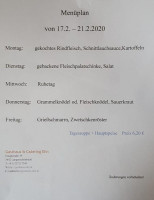 Gasthaus Catering Ehn menu