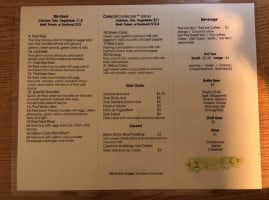 Thai Recipe menu