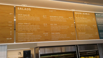 Sweetgreen W 3rd menu