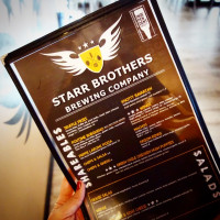 Starr Brothers Brewing Company menu