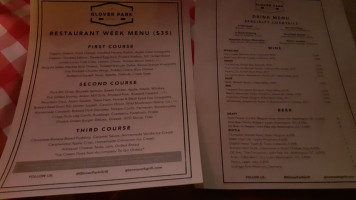 Glover Park Grill menu