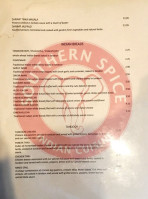 Southern Spice menu