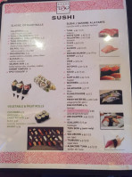 Sushi Tao menu