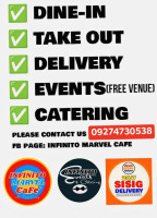 Infinito Marvel Cafe food