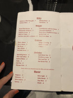 Bonsai Thai Sushi menu