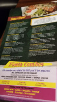 Cantina Del Rio Mexican menu