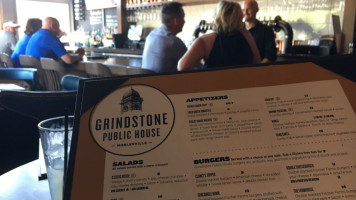 Grindstone Public House menu