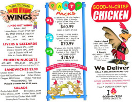 Good N Crisp Chicken menu