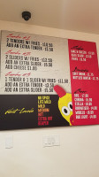 Daves Hot Chicken menu