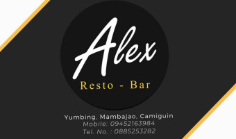 Alex Restaurant Bar inside