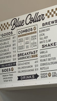 Blue Collar menu