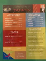 Carnitas Tapatio menu