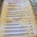 Cafeteria El Mocan menu