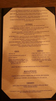 Foster's On The Point menu
