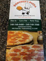 Brother's Pizza food