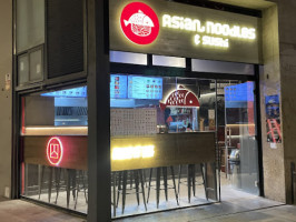 Asian Noodles Sushi inside