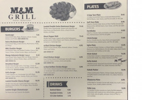 M & M GRILL menu