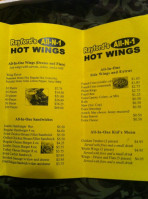 Rayfords All-in 1 Hot Wings menu