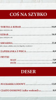 Galicja menu