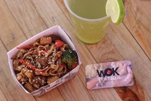The Wok Station food