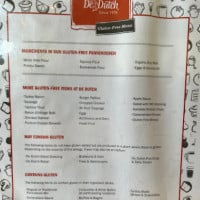 De Dutch Edmonton menu