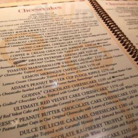 The Cheesecake Factory Stamford menu