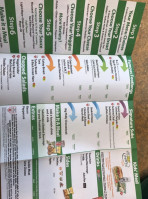 Subway menu