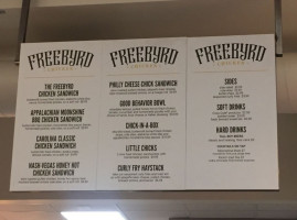 Freebyrd Chicken Philadelphia menu