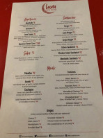 Luna Latin Cuisine menu