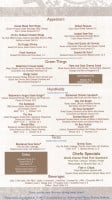 Watermans Brewing menu