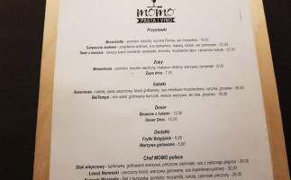 Momo Pasta I Vino menu