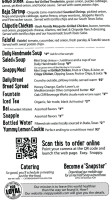 Snappy Salads Watters Creek menu