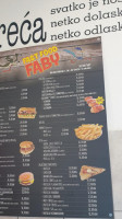 Fast Food Faby menu