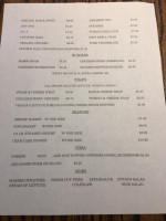 Stonebridge Pizzeria Pub menu