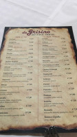 Da Grisino menu