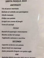 Cacciatori menu