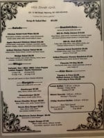 Mill St. Grill menu