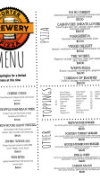 Porter Pizza Brewery menu