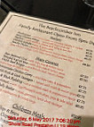 Beachcomber Inn menu