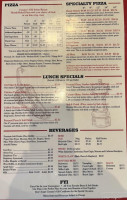 Cassano's Pizza And Subs menu