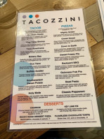 Tacozzini menu