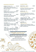 Xufi Cafe' Bistro menu