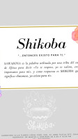 Cafe Shikoba menu