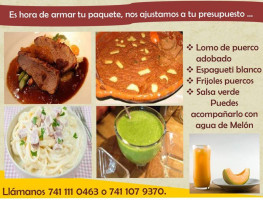 Banquetes Doña Miro food