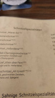 Gasthaus Alt Grieth Klein Aber Fein menu