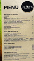Los Arcos Cocina Café menu