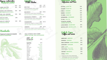 Piyoli Punta Zicatela Speisekarte